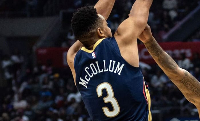 C.J. McCollum ingresa en los protocolos Covid-19