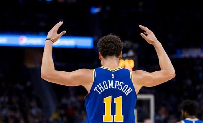 Klay Thompson mete 10 triples en el primer triunfo de Warriors como visitante