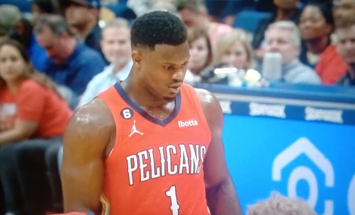 Zion Williamson estará de baja 3 semanas