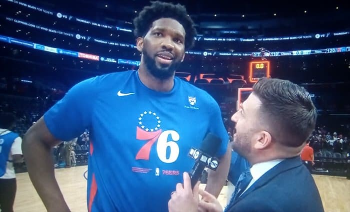 Sixers domina a Clippers con 41 puntos de Embiid en el regreso de George