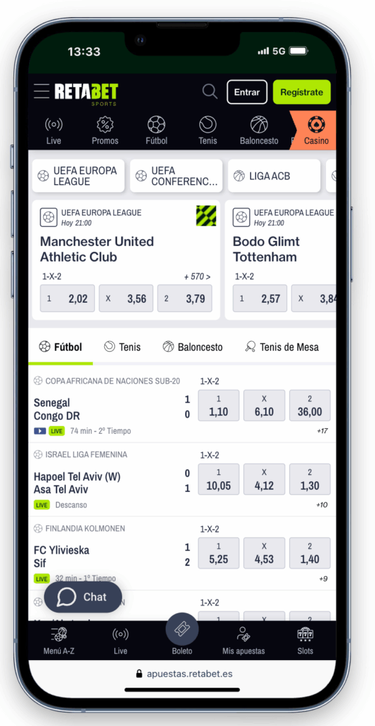 Retabet apuestas deportivas