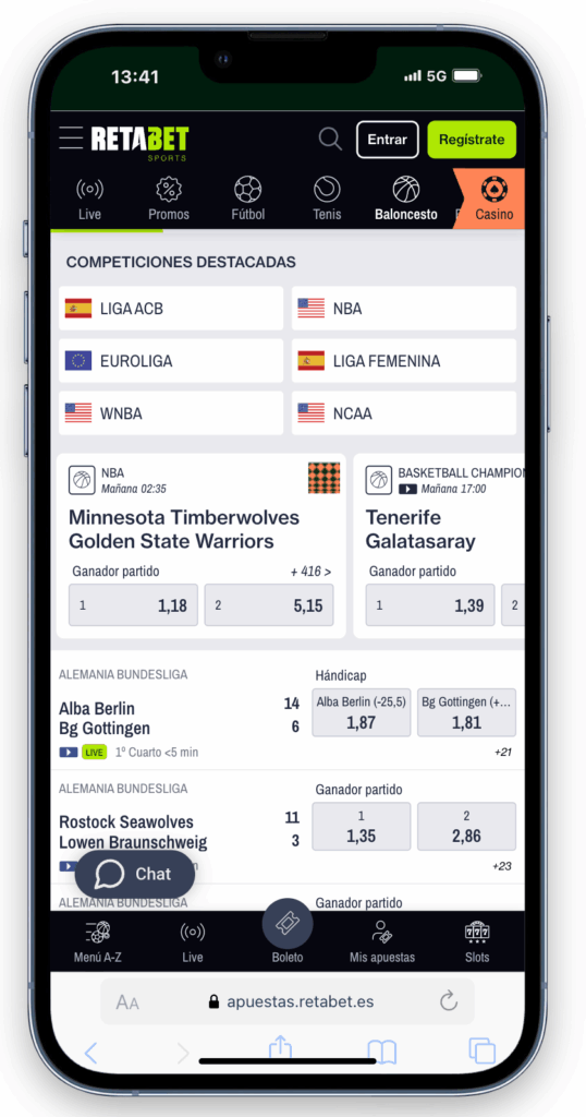 retabet baloncesto