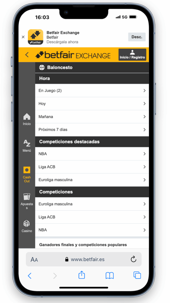 betfair exchange es la mejor herramienta para el apostador experimentado