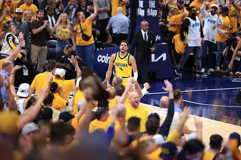 Pronóstico Indiana Pacers vs New York Knicks – Juego 5 Playoffs NBA (30/05/2025) 1 Indiana Pacers Source: Justin Casterline / Getty