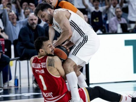 Real Madrid se quedó a un paso de otro evento histórico y Olympiacos confirma su pase al Final Four