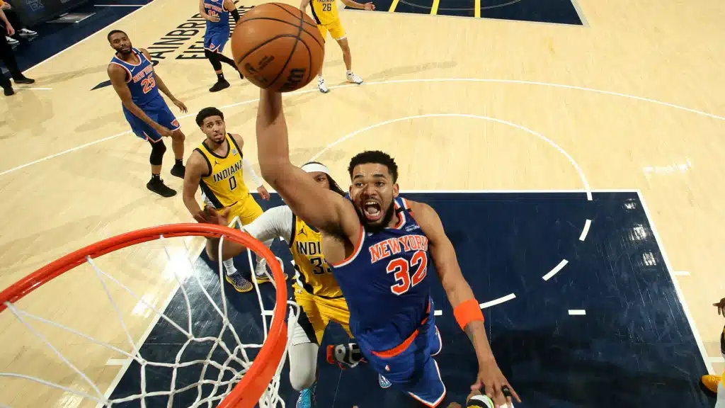 Indiana Pacers vs New York Knicks. Fuente Getty Images