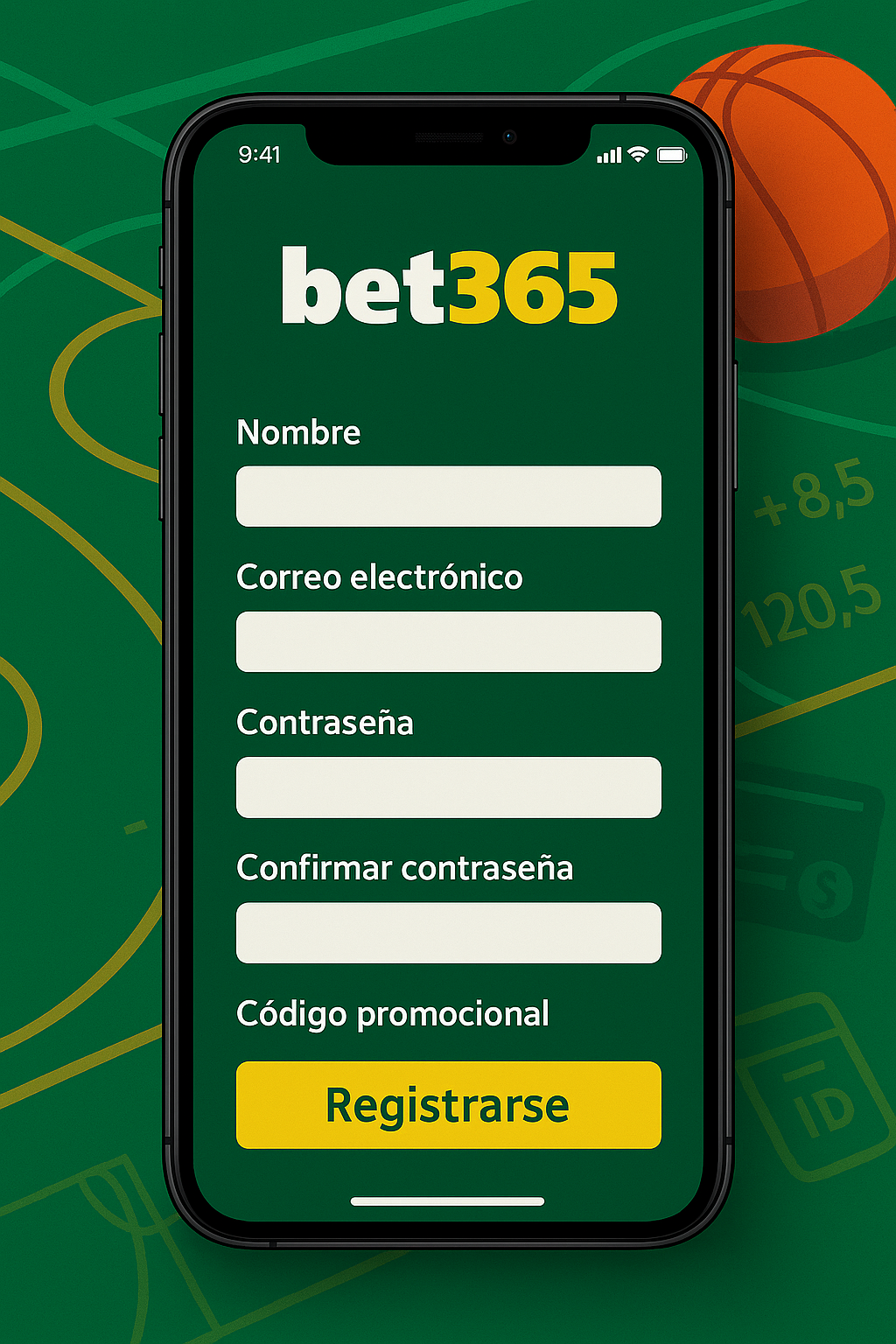 crear cuenta en bet365 en España