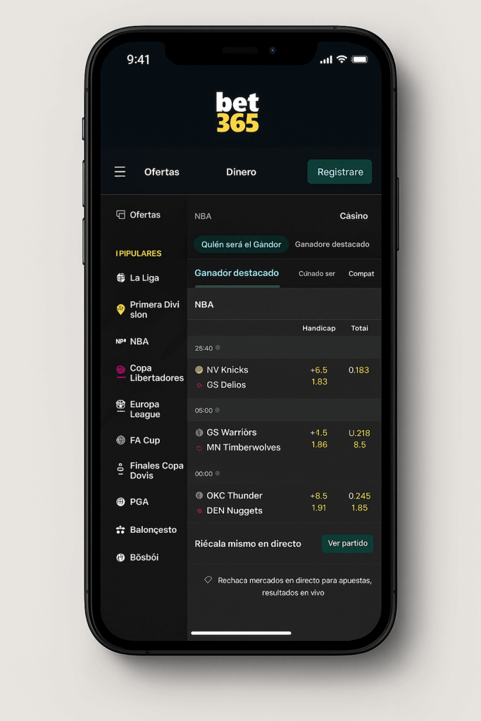 apuestas nba en bet365 