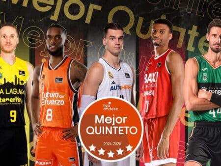 Mejor Quinteto de la ACB 2024/25: ¿Quiénes son?