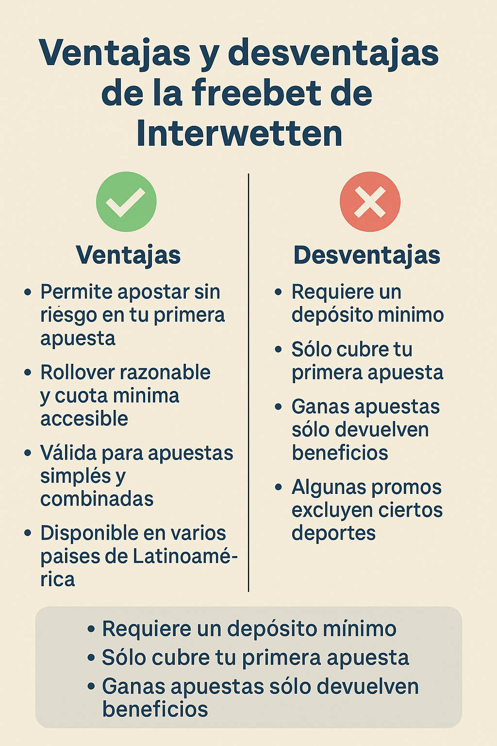 Freebet Interwetten: Apuesta sin riesgo de hasta 50€ 2 ventajas y desventajas de freebet interwetten