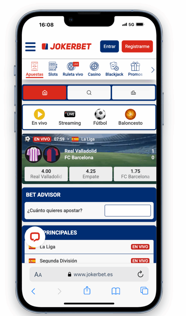 Jokerbet es el mejor nuevo app de apuesta