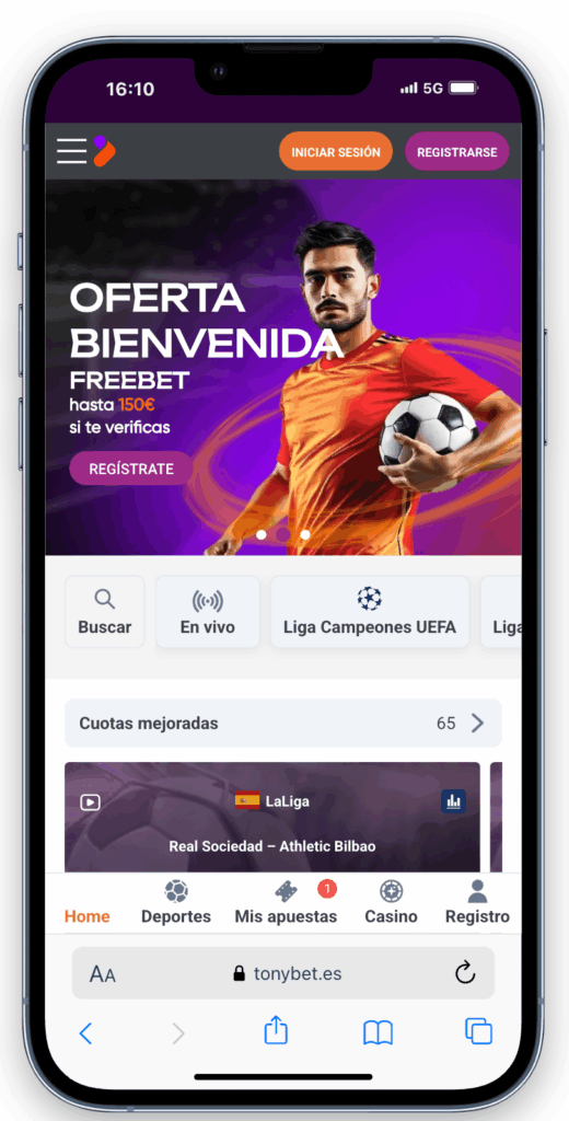 tonybet es la mejor nueva casa de apuesta para iniciantes