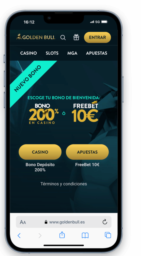 golden bull es la mejor nueva casa de apuesta con promociones