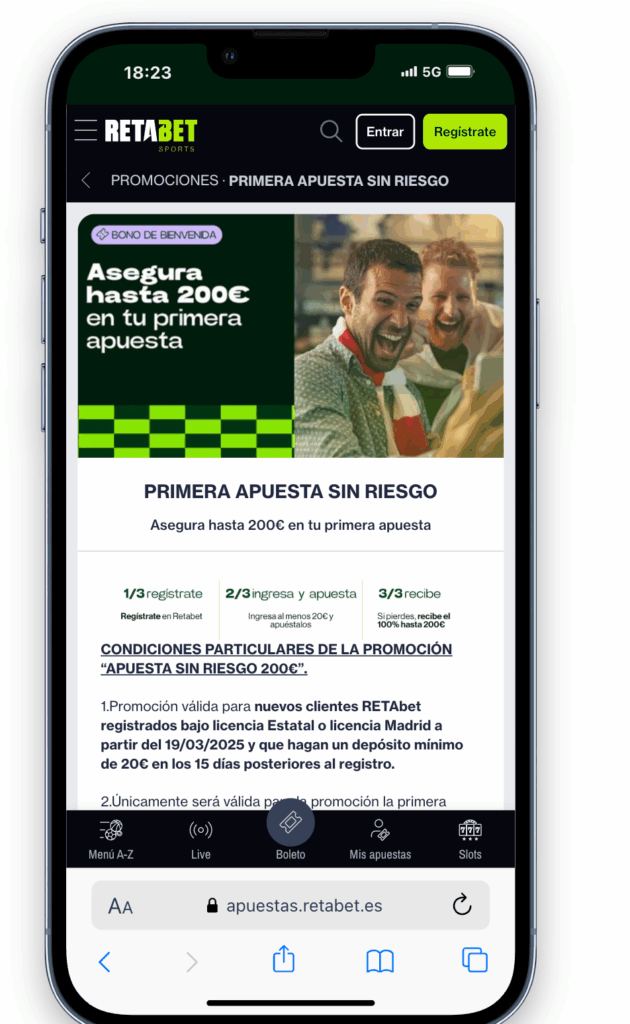 bono de bienvenida retabet