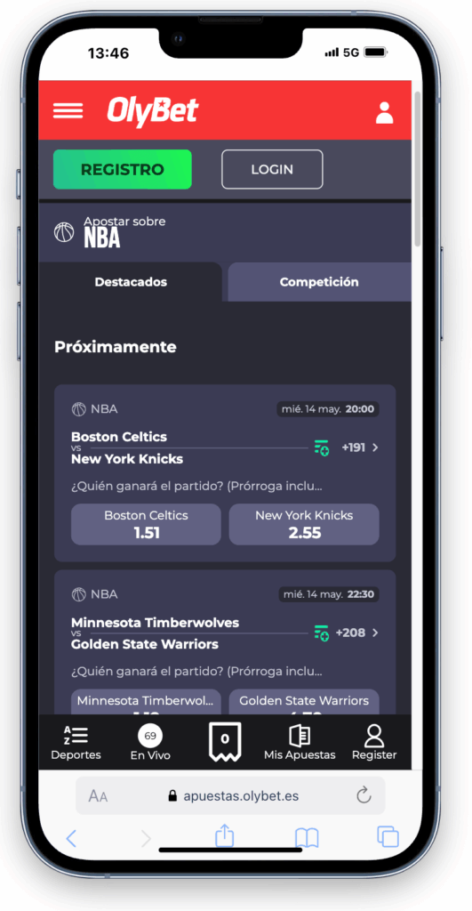 apuestas nba en olybet españa