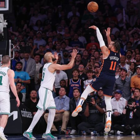 Jalen Brunson bestial le da la ventaja 3-1 a Knicks sobre Celtics