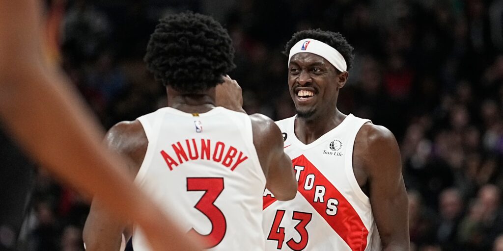 Pascal Siakam y OG Anunoby, una historia que se entrelaza en las Finales del Este 1 Pascal Siakam y OG Anunoby juntos en Toronto