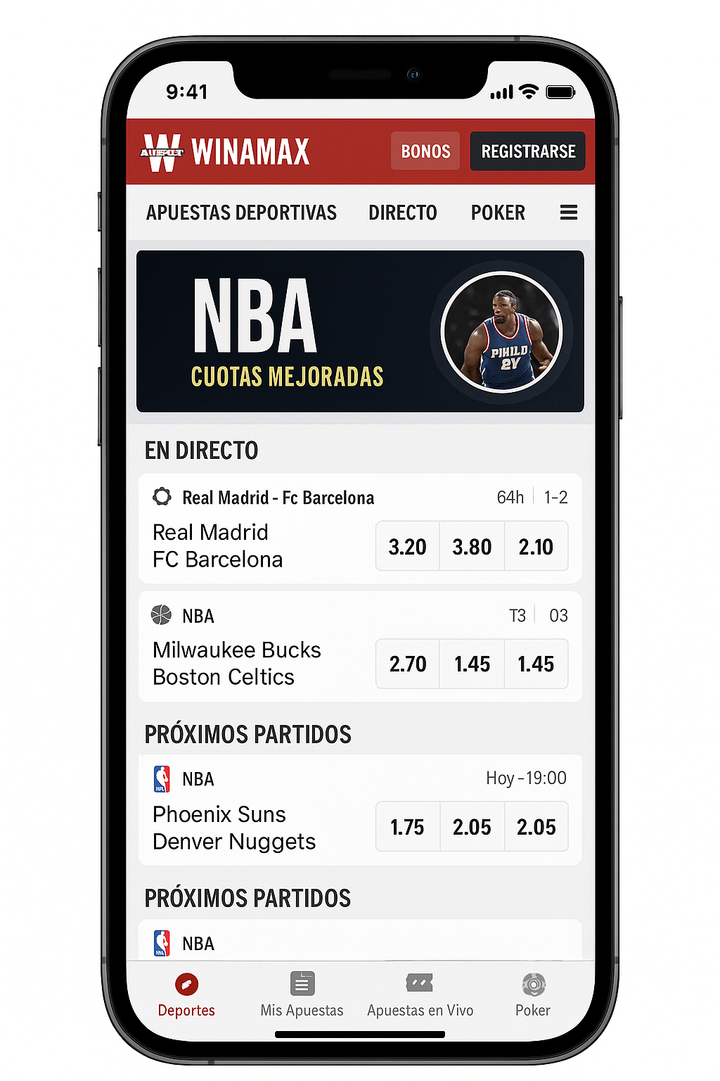 opiniones de winamax en las apuestas en baloncesto
