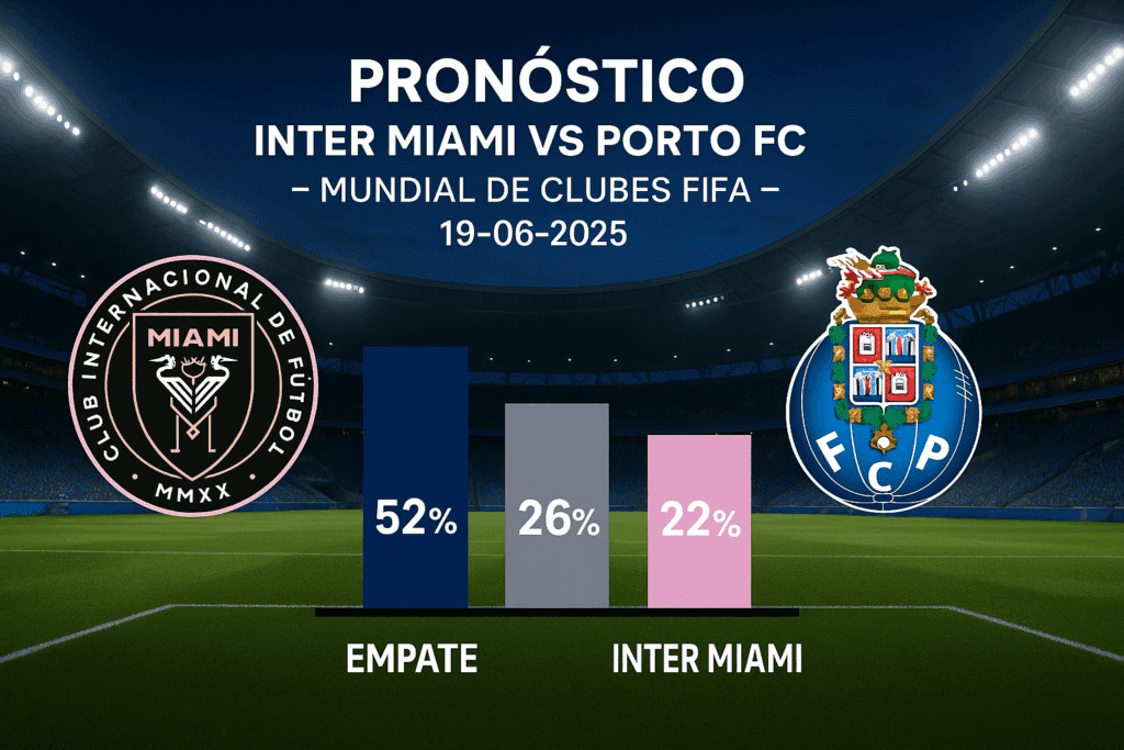 Pronóstico Inter Miami vs Porto FC – Mundial de Clubes FIFA (19/06/2025) 1 Pronóstico Inter Miami vs Porto FC – Mundial de Clubes FIFA (19/06/2025)