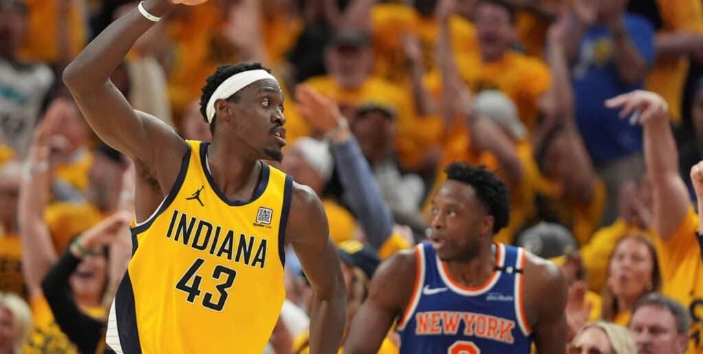 Pacers. (AP Photo/Michael Conroy)