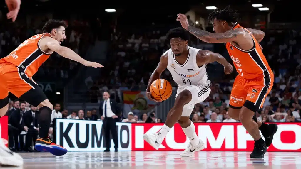 Liga ACB: El Real Madrid golpeó primero en la Final ante Valencia Basket 1 Real Madrid créditos a Fotógrafo: Víctor Carretero