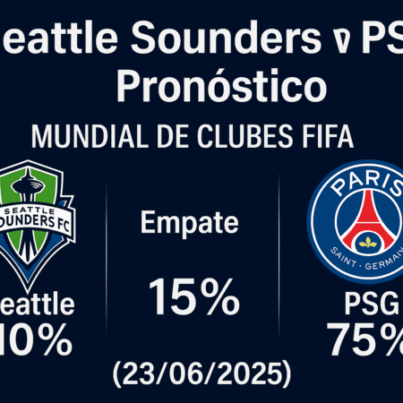 Pronóstico Seattle Sounders vs PSG – Mundial de Clubes FIFA (23/06/2025)