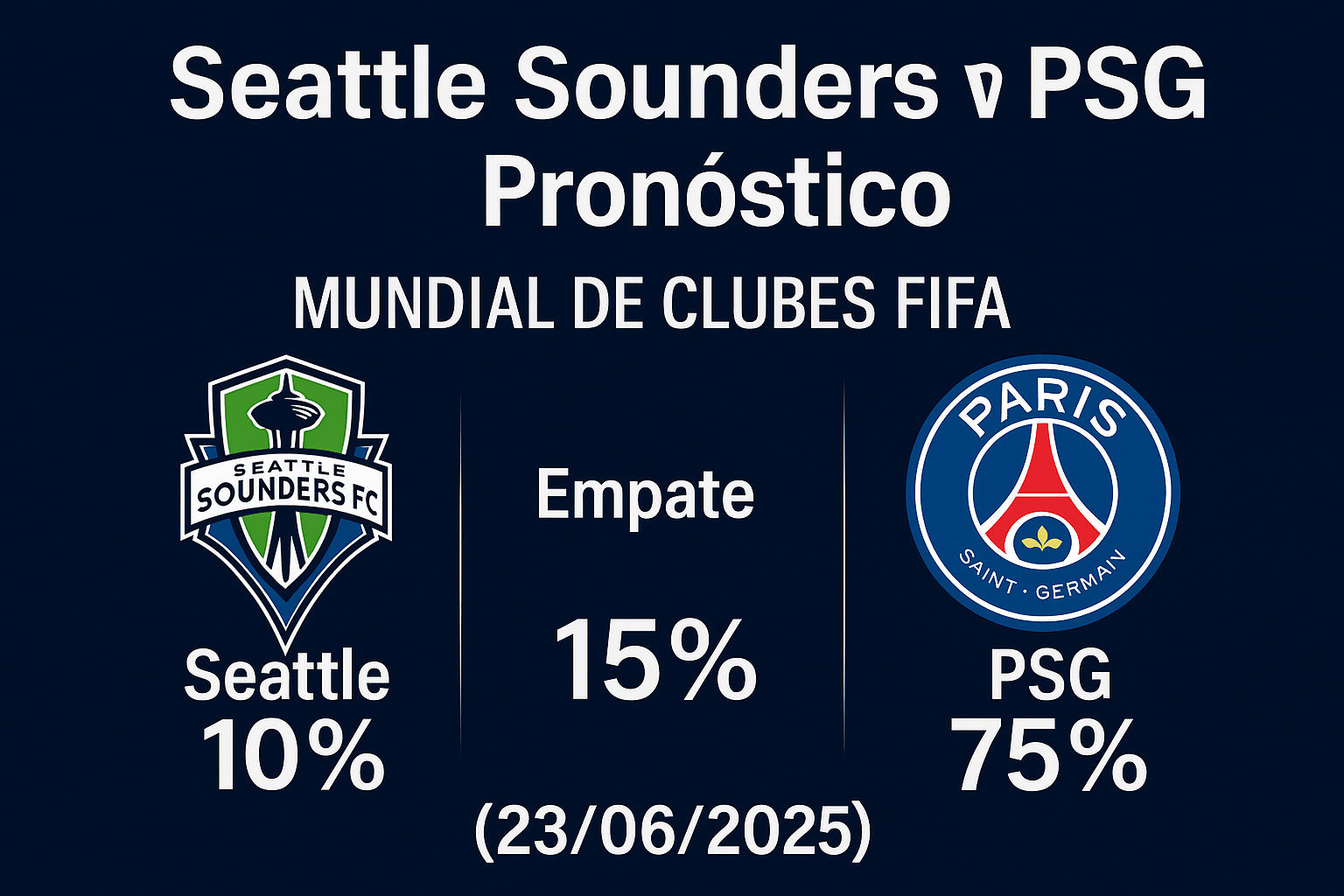 Pronóstico Seattle Sounders vs PSG – Mundial de Clubes FIFA (23/06/2025) 1 Pronóstico Seattle Sounders vs PSG – Mundial de Clubes FIFA (23062025)