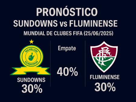 Pronóstico Sundowns vs Fluminense – Mundial de Clubes FIFA (25/06/2025)