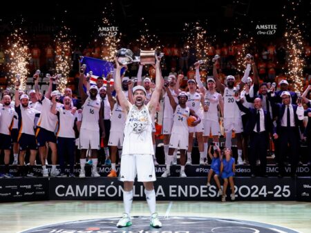 Los Blancos revalidan su corona: Real Madrid arrasa en las Finales ACB contra Valencia