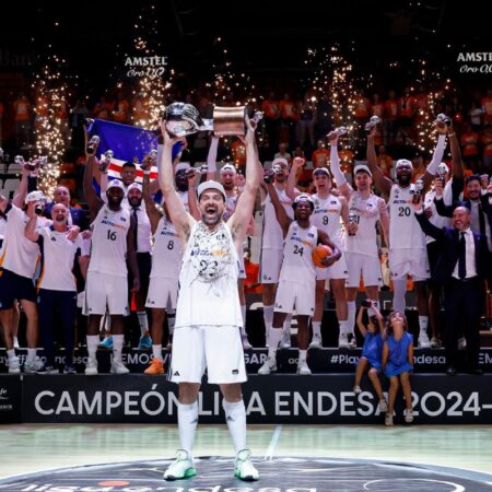Los Blancos revalidan su corona: Real Madrid arrasa en las Finales ACB contra Valencia