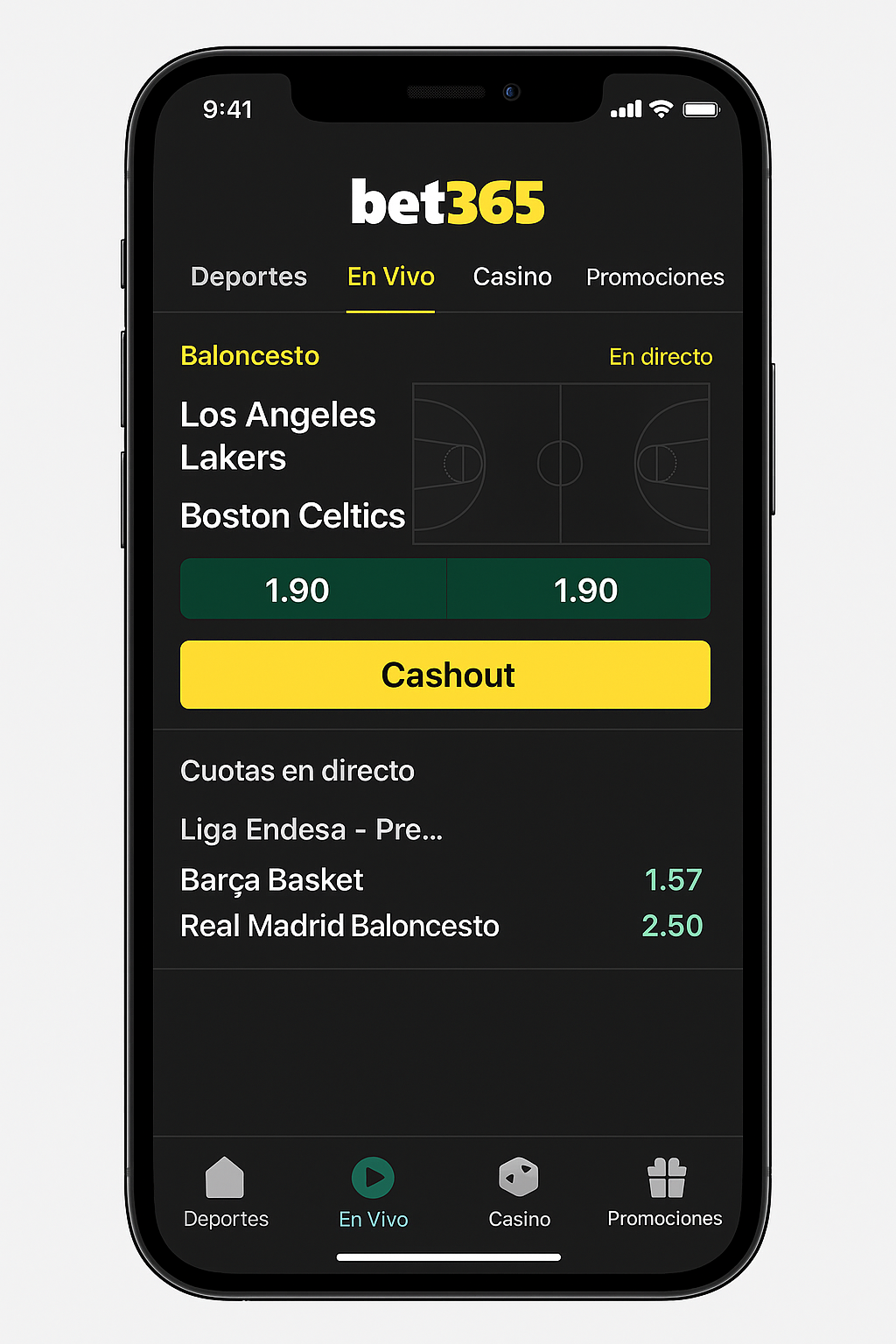 bet365 app captura de pantalla