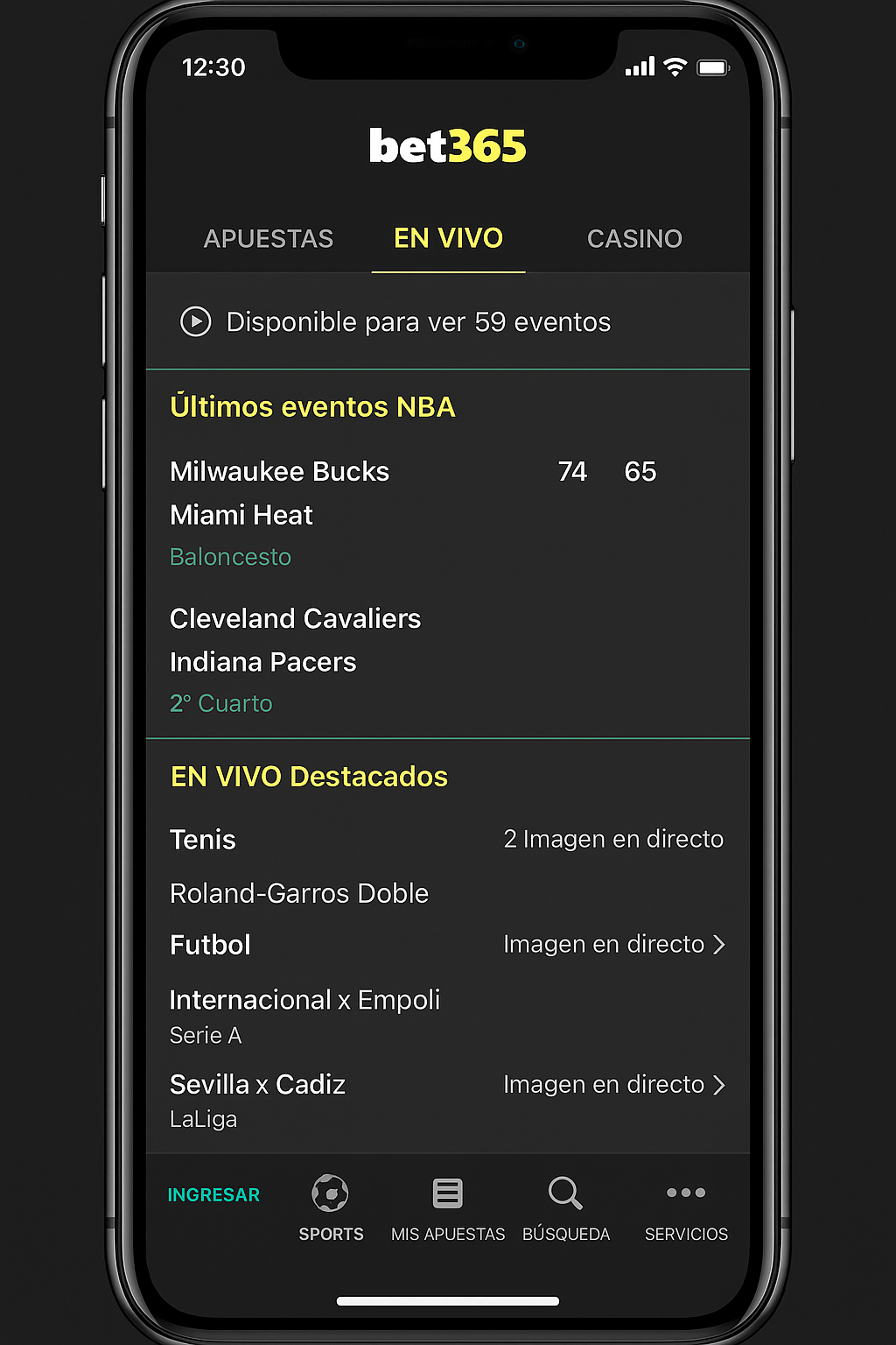 bet365 app apuestas en directo