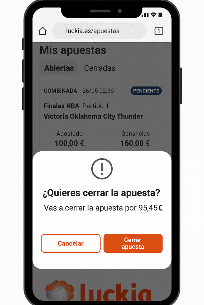 cashout luckia