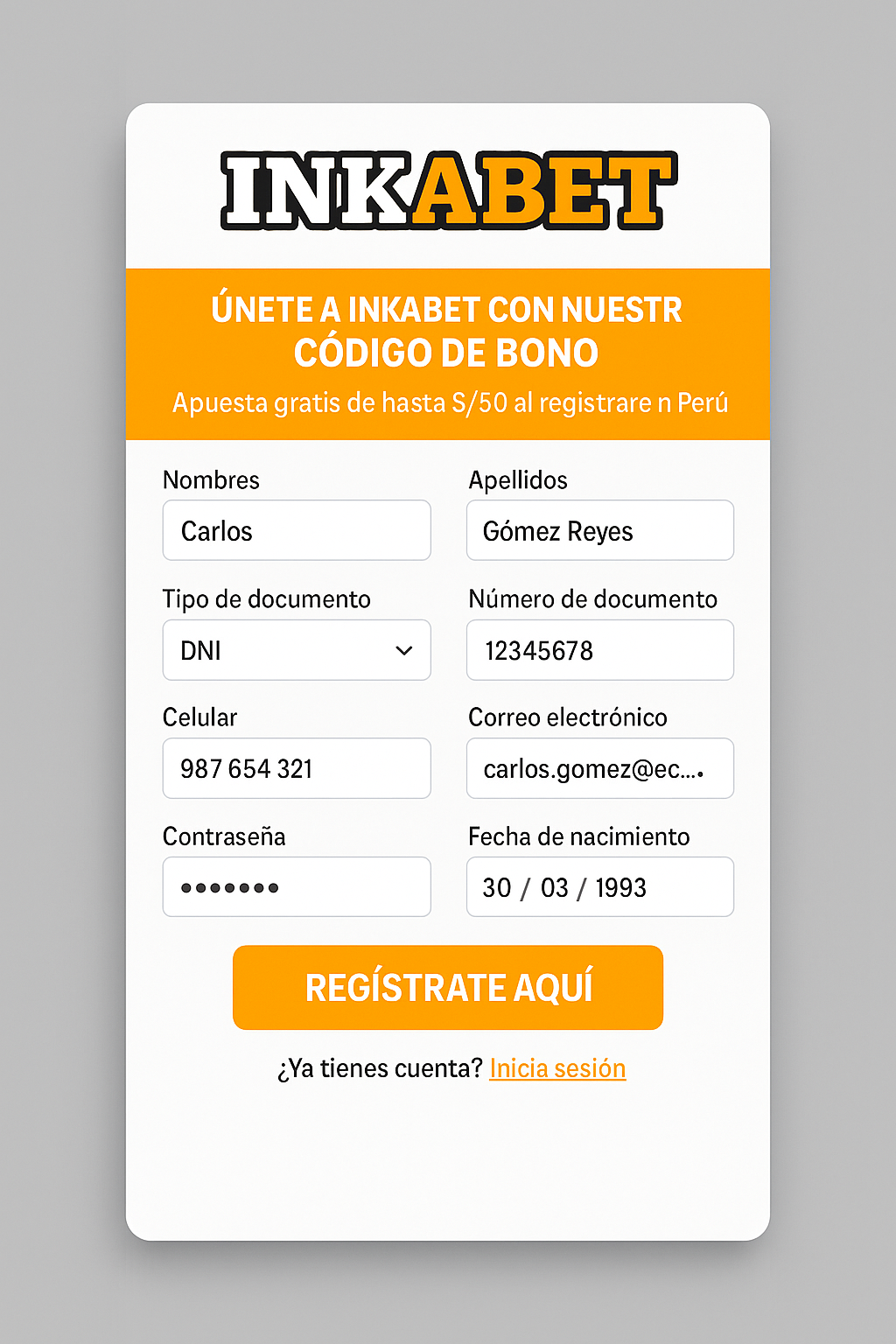 código de bono inkabet - como registrarte en 2025