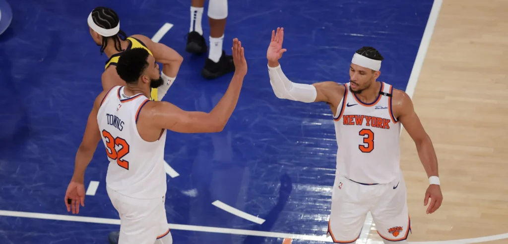 Críticas a Karl-Anthony Towns por su defensa tras caída de los Knicks 1 Karl-Anthony Towns. Credit: Brad Penner