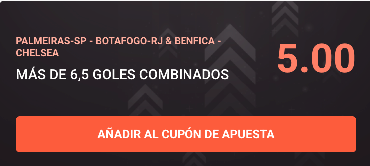 supercuota Leovegas en Palmeiras vs Botafogo