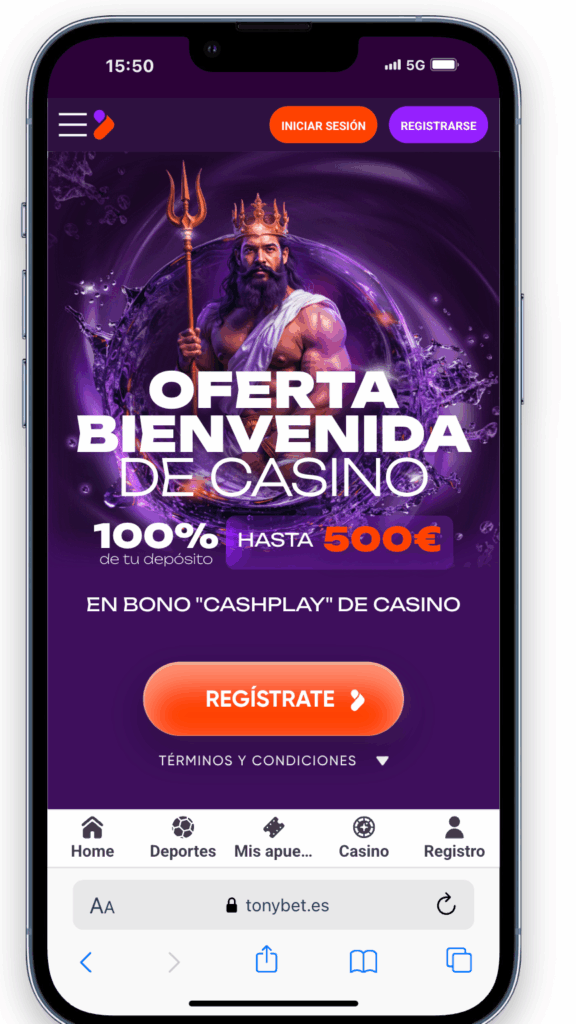 bono de bienvenida tonybet casino: hasta 500 euros para nuevos usuarios