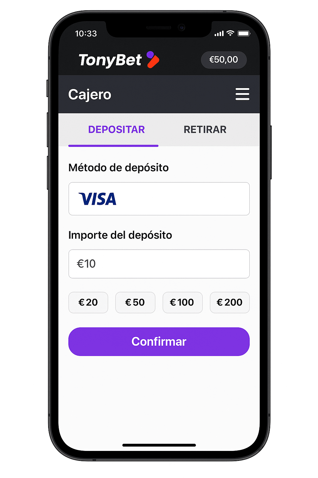 métodos de pago tonybet: como depositar