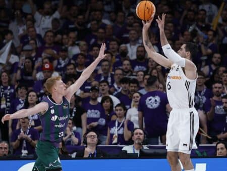 Dominio absoluto: Real Madrid arrolla a Unicaja en las semifinales de los PlayOff ACB