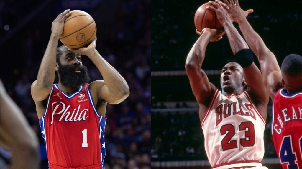 25-5-5: ¿Qué estrella supera a Michael Jordan y Harden en este hito? 1 Michael Jordan y James Harden