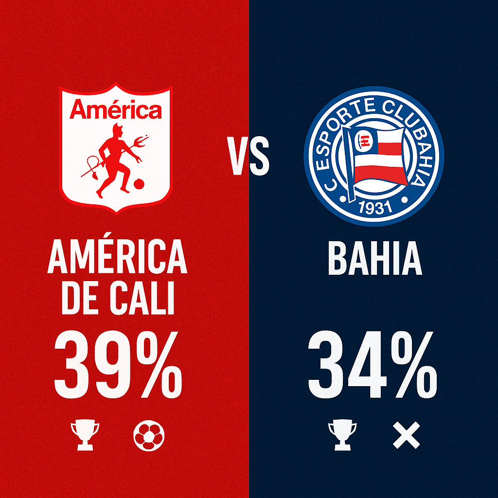 Pronóstico América de Cali vs Bahía - Copa Sudamericana (22/07/25) 6 Pronóstico América de Cali vs Bahía - Copa Sudamericana (22/07/25)
