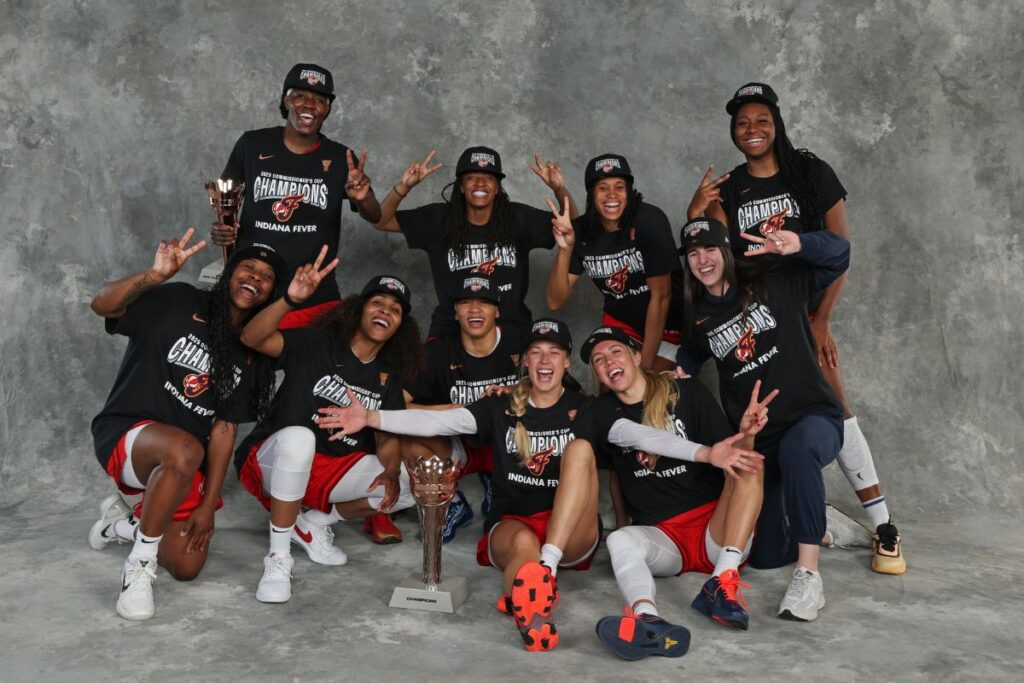 Fever sorprenden sin Caitlin Clark: Triunfo épico en la Commissioner's Cup