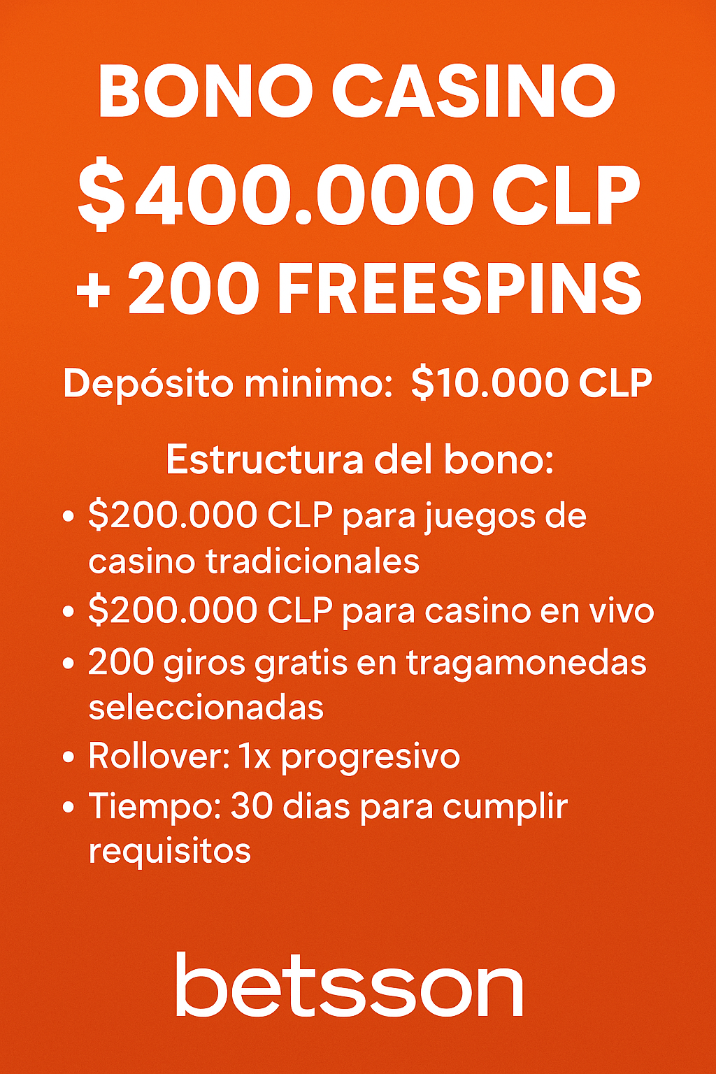 bono betsson casino