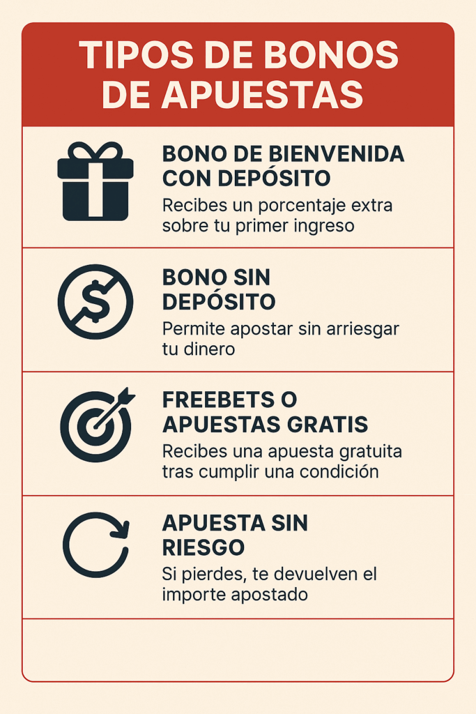 tipos de bonos de casas de apuestas en perú