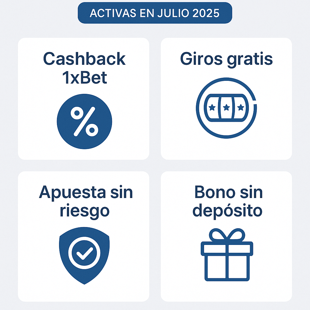 promociones 1xbet Perú