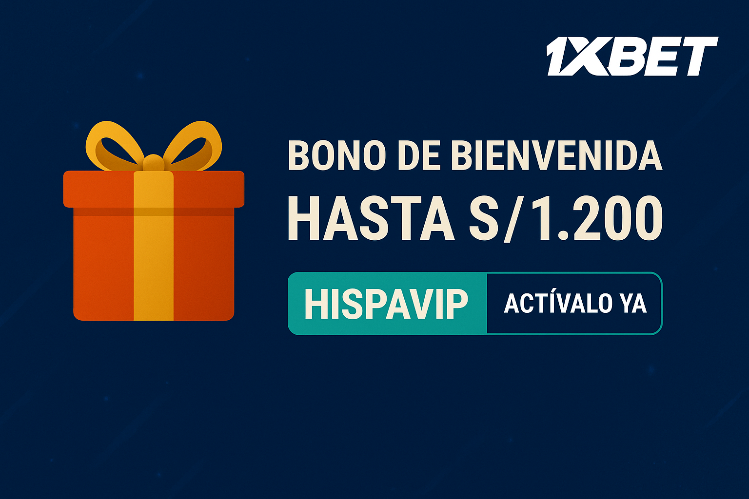 código promocional 1xbet: HISPAVIP en Perú