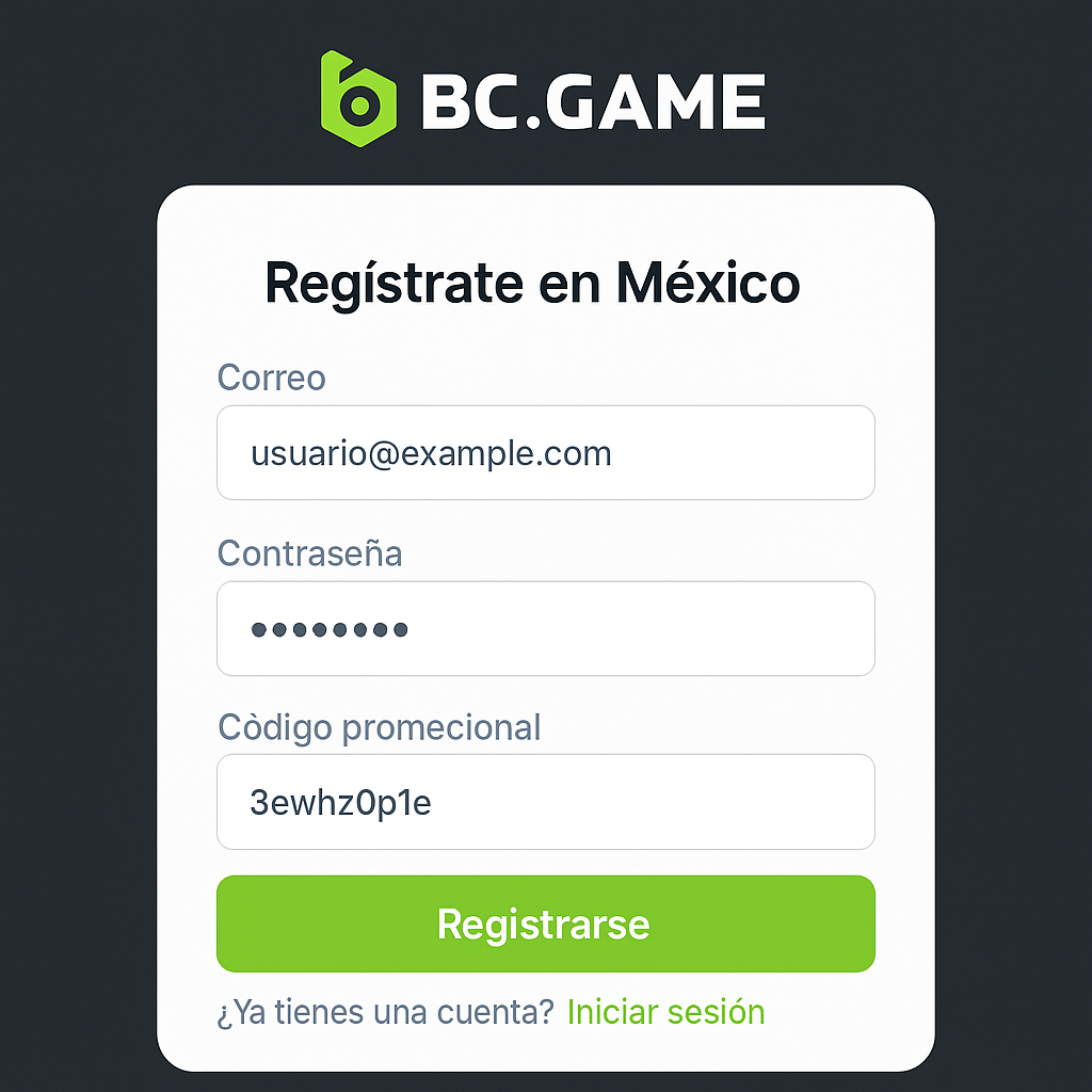 codigo promocional bc game méxico