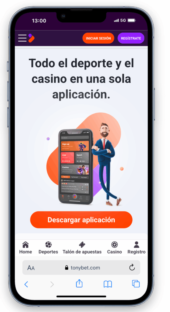 tonybet app android en chile