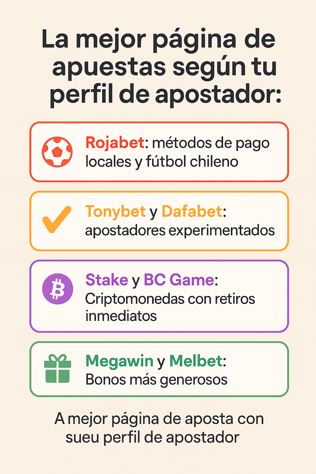 mejores páginas de apuestas en chile según tu perfil de apostador