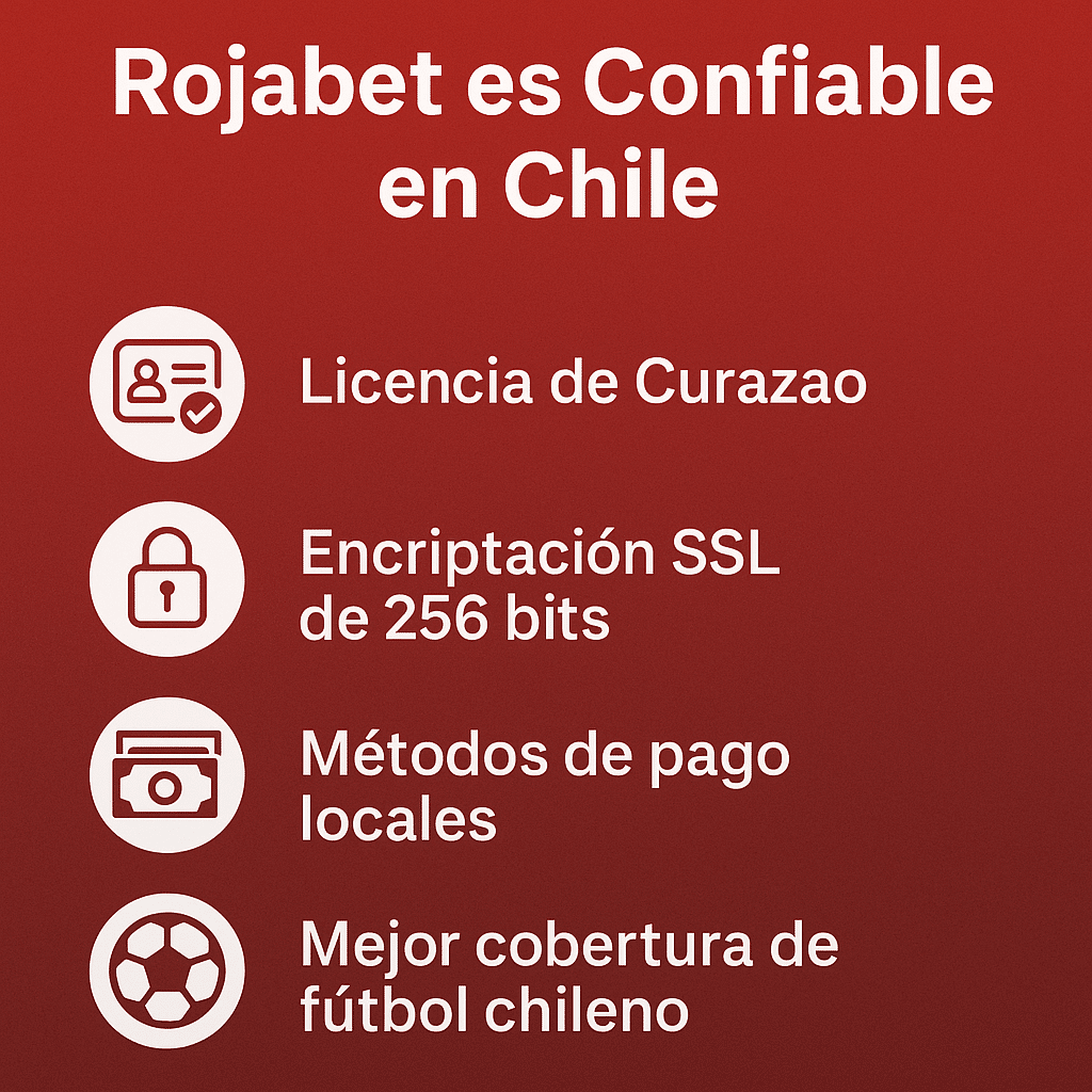 Rojabet es confiable en Chile